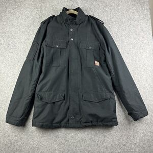 Volcom Scout Jacket Men XL Black Chore Field Utility Skater Outdoors Bondi Lined